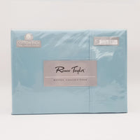 1500 Thread Count Pure Soft Cotton Blend Flat & Fitted Sheet Set Mist King