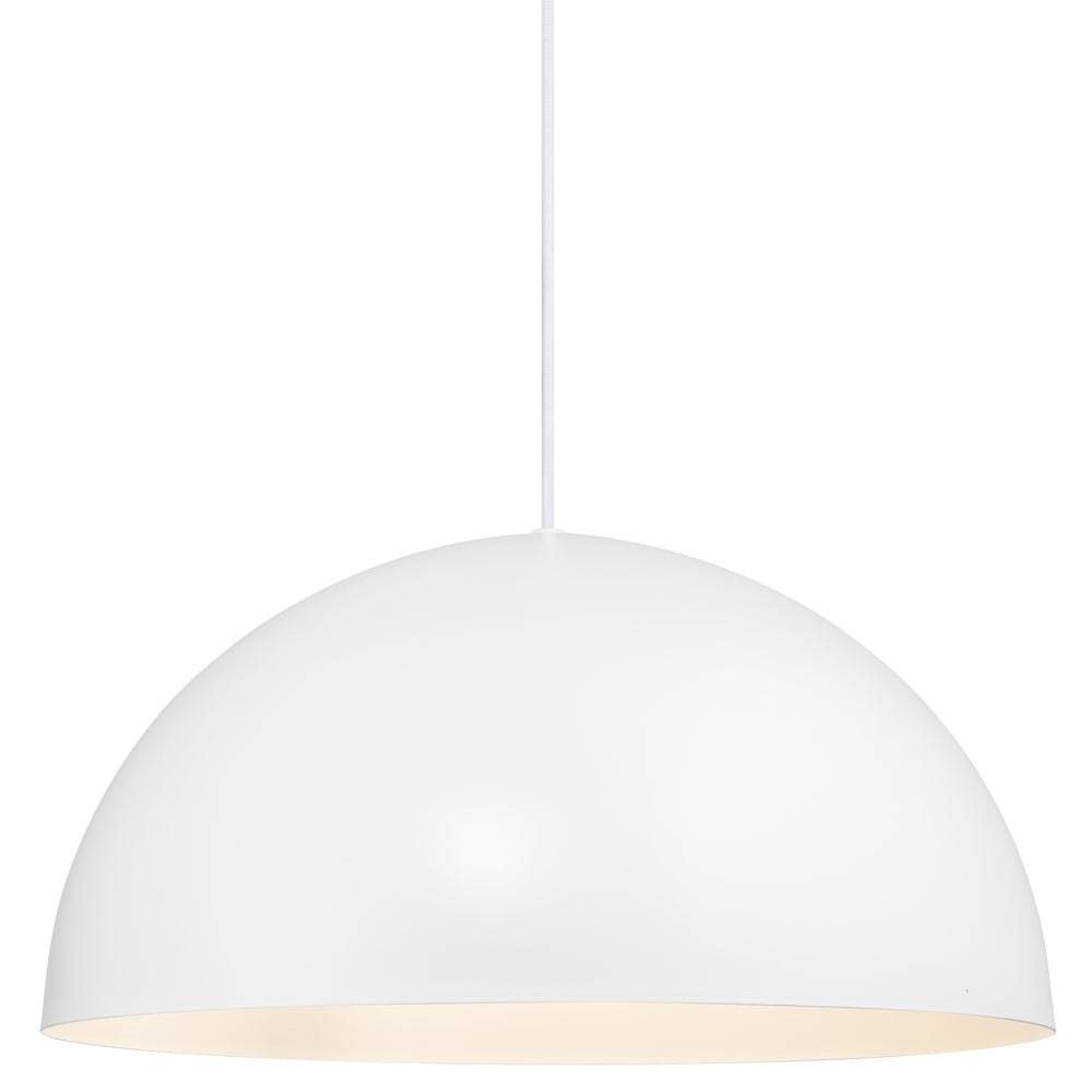 Ellen 40 Pendant White Metal - PC E27