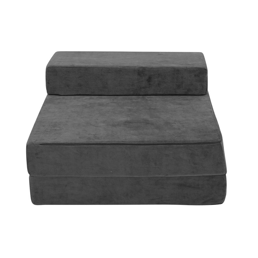 Folding Foam Portable Mattress Grey