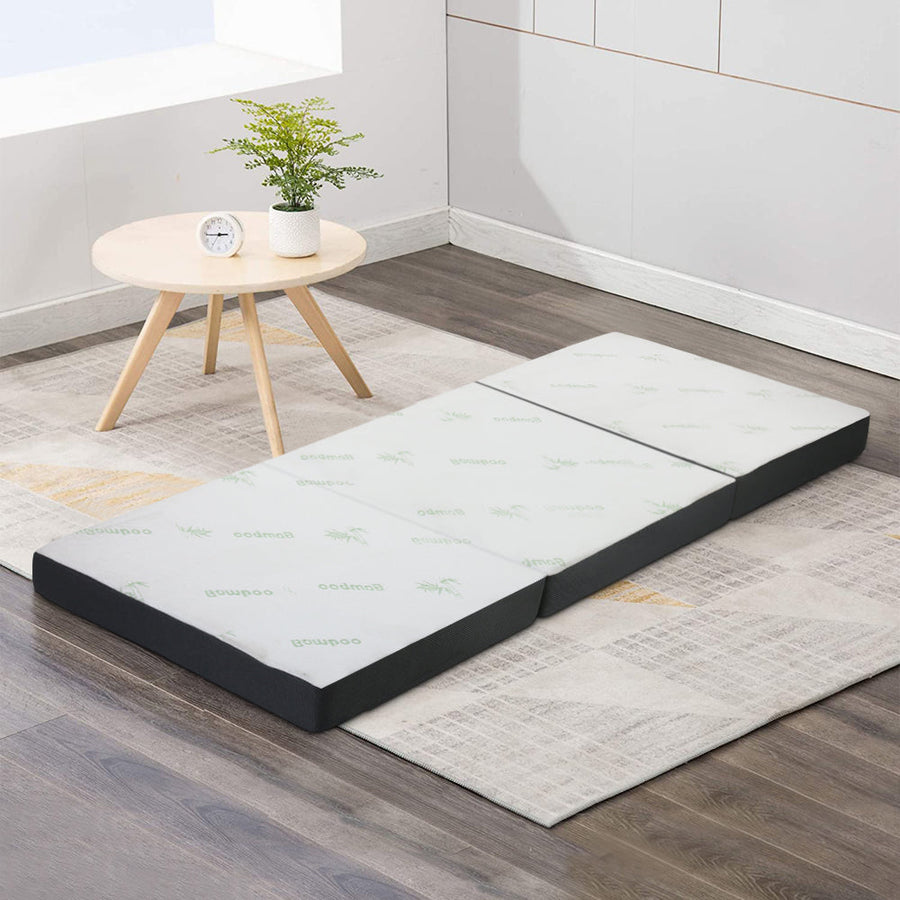 Folding Foam Portable Mattress Bamboo Fabric