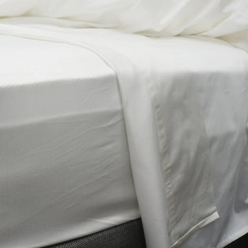 100% Cotton Luxury Sheeting - 400 Thread Count - White