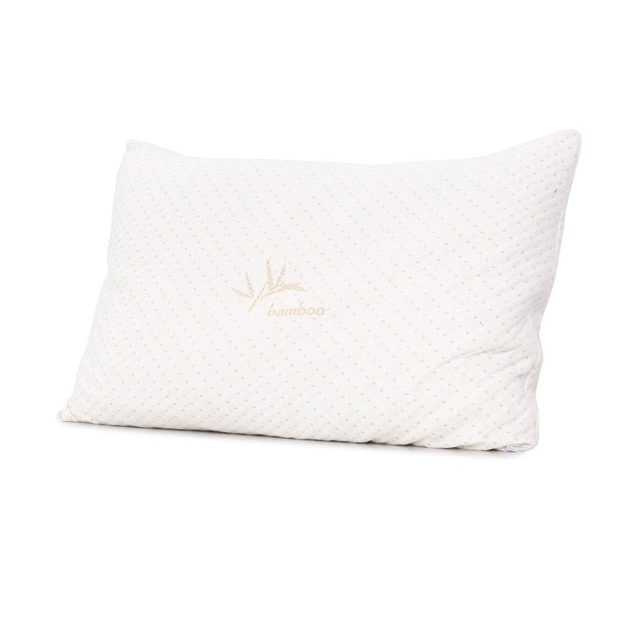 Set of 2 Single Bamboo Memory Foam Pillow