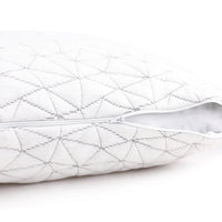 Set of 2 Rayon King Memory Foam Pillow