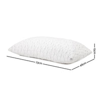 Set of 2 Rayon Single Memory Foam Pillow