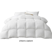 Super King 500GSM Goose Down Feather Quilt