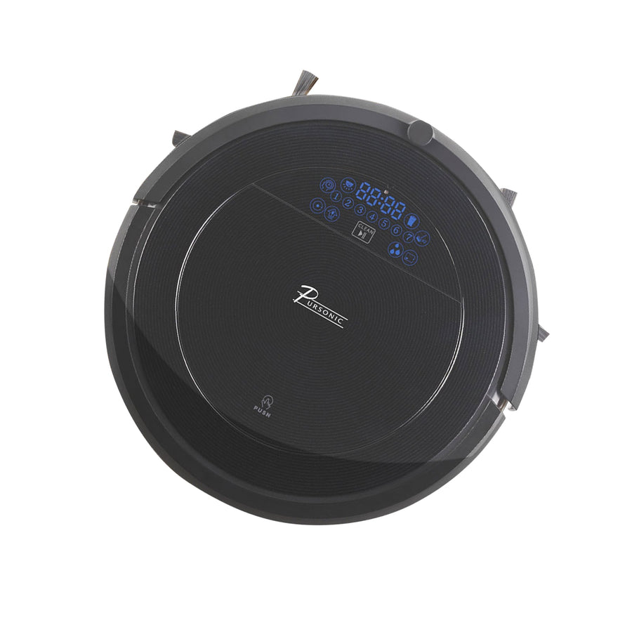 i9 Robotic Vacuum Cleaner Carpet Floor Dry Wet Mopping Auto Robot Black