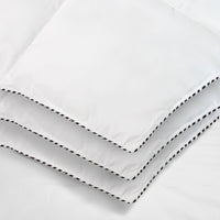 Bamboo Blend Quilt 250GSM Luxury Doona Duvet 100% Cotton Cover - White Double