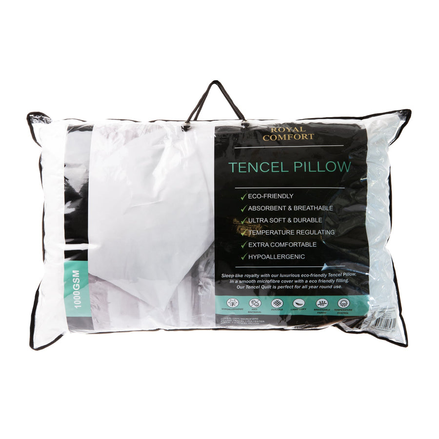 Tencel Blend Pillow One Pack Eco Friendly Breathable Ultra Soft