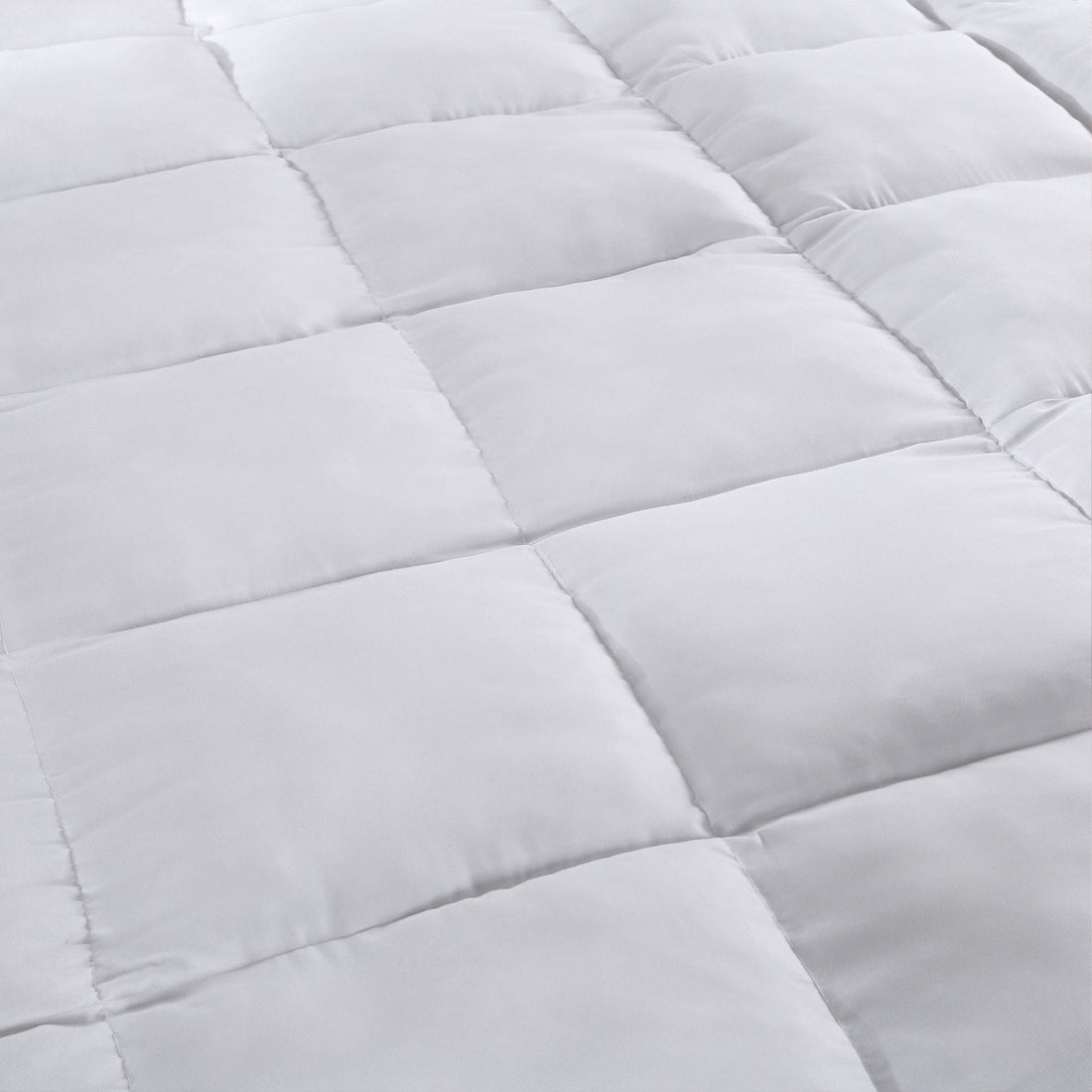 1000GSM Luxury Bamboo Fabric Gusset Mattress Pad Topper Cover - White King