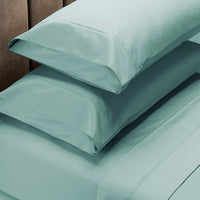 1000 Thread Count Sheet Set Cotton Blend Ultra Soft Touch Bedding - King - Green Mist