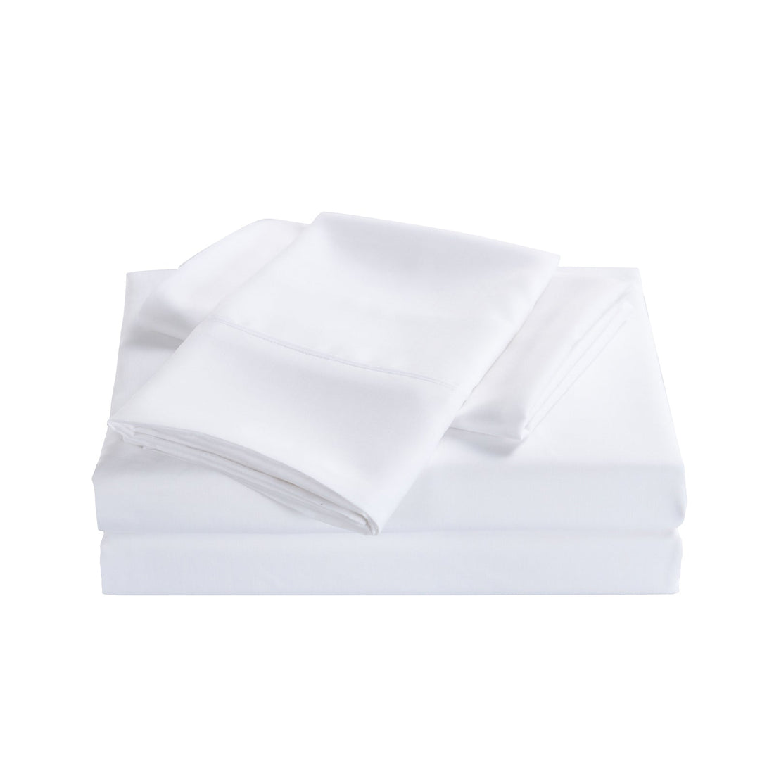 2000 Thread Count Bamboo Cooling Sheet Set Ultra Soft Bedding - Queen - White