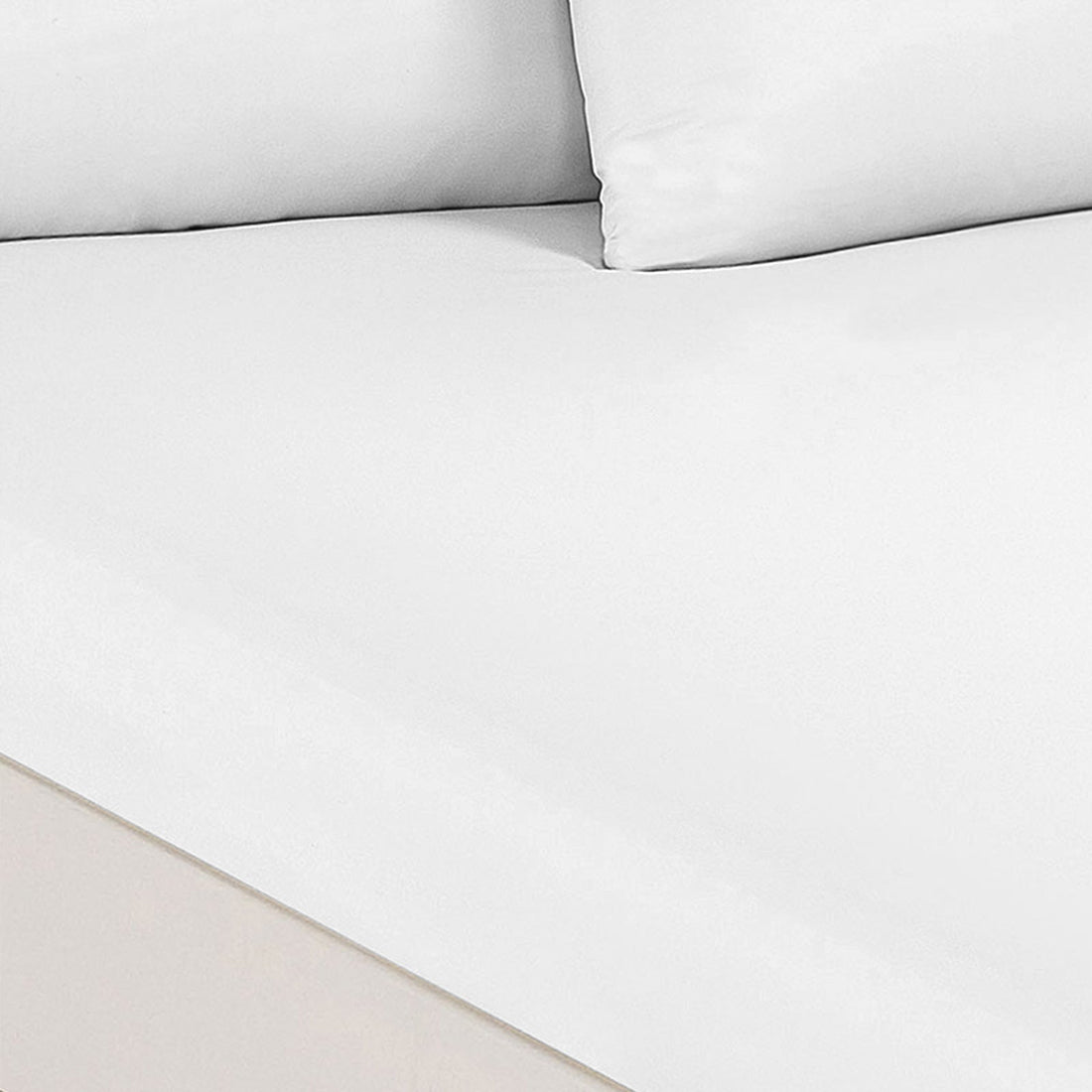 1500 Thread Count Cotton Rich Sheet Set 3 Piece Ultra Soft Bedding - King - White