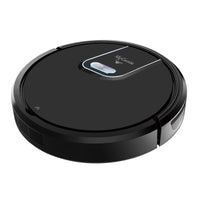 WI-FI GMAX Robotic Vacuum Cleaner Mop App Control Dry & Wet Auto Robot - Black