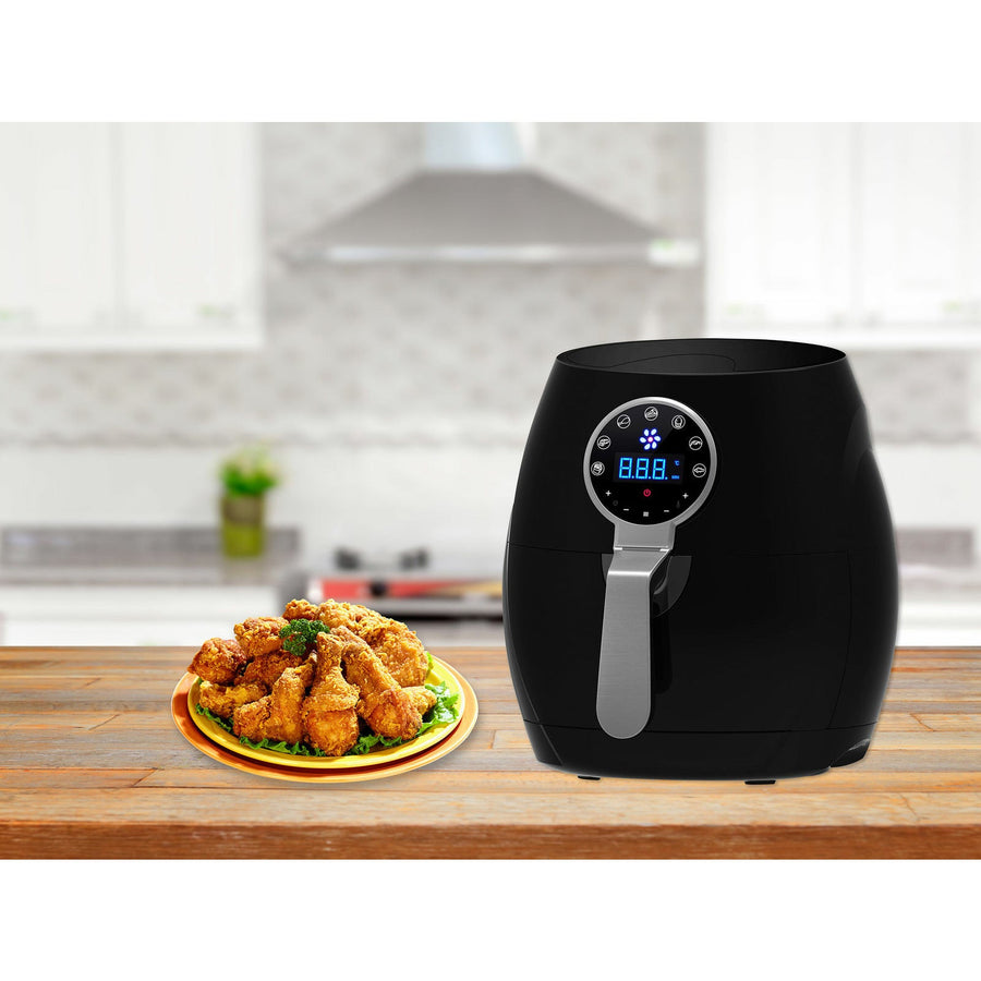 5 Litre Air Fryer LCD Touch Screen - Black