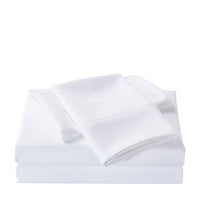 350GSM Bamboo Quilt, 2000TC Sheet Set And 2 Pack Duck Pillows - White King