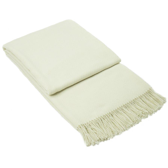 Chiswick Throw - Merino Wool/Cashmere - Ivory