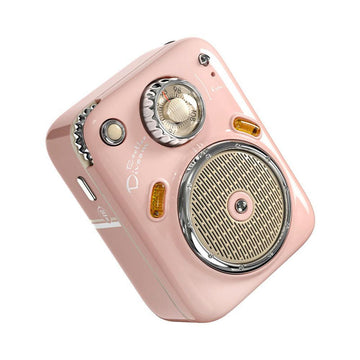 Retro Bluetooth Speaker Pink