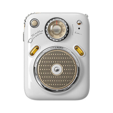Retro Bluetooth Speaker Vintage White