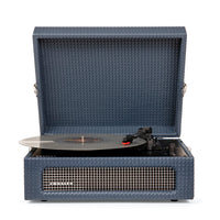 Voyager Navy - Bluetooth Portable Turntable