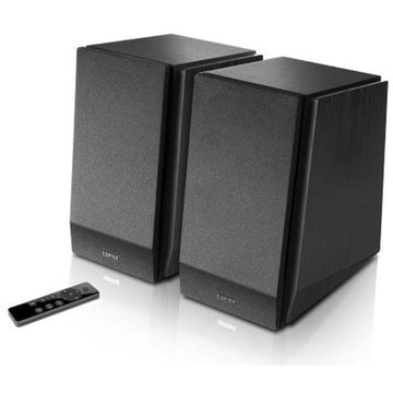 R1855DB Active 2.0 Bookshelf Speakers - Includes Bluetooth, Optical Inputs, Subwoofer Supported, Wireless Remote