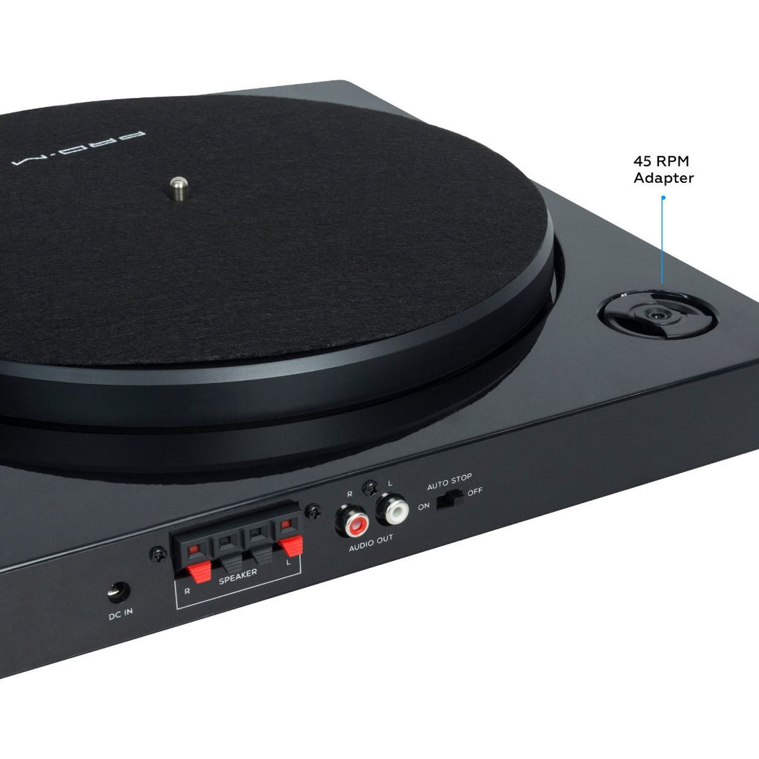 Pro-M Turntable with Bluetooth Speakers (Black)