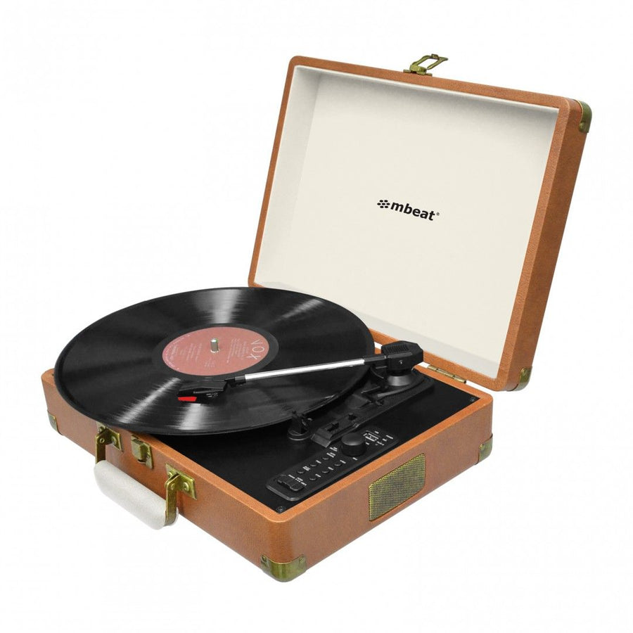 Aria Retro Turntable with Bluetooth & USB Disk Record