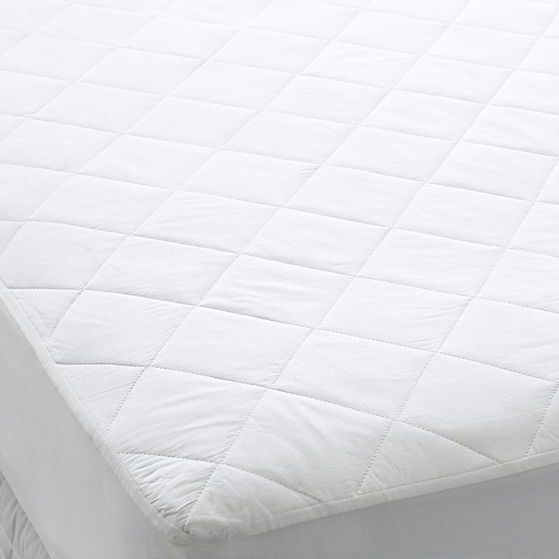 Thermaloft Cotton Covered Fitted Mattress Protector Queen Bed