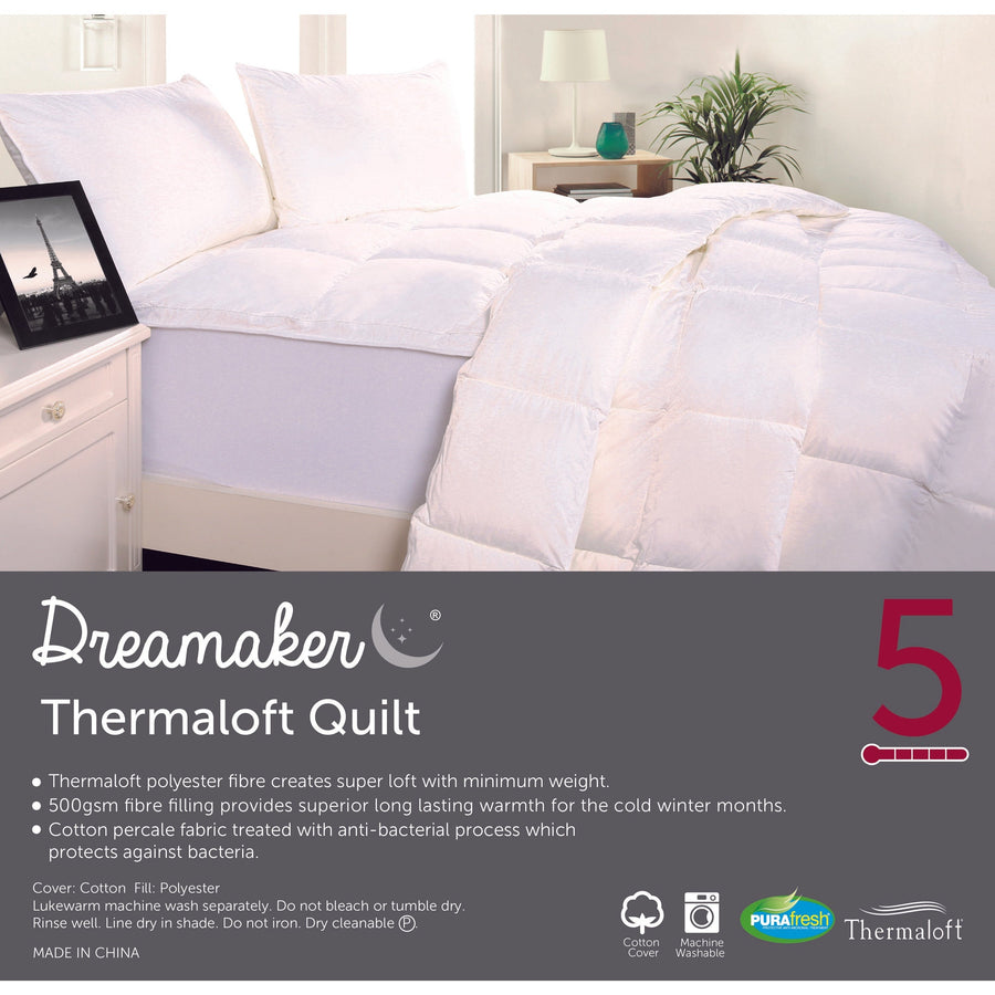 Thermaloft Quilt 500Gsm Single Bed