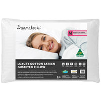 Luxury Cotton Sateen Gusseted Pillow