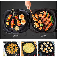 Electric Baking Pan 2-Sided Heating Grill BBQ Pancake Maker 30cm