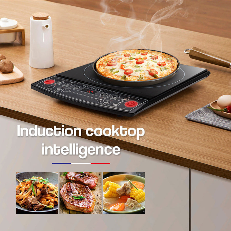 Electric Induction Portable Cooktop Ceramic Hot Plate Kitchen Cooker 10AMP