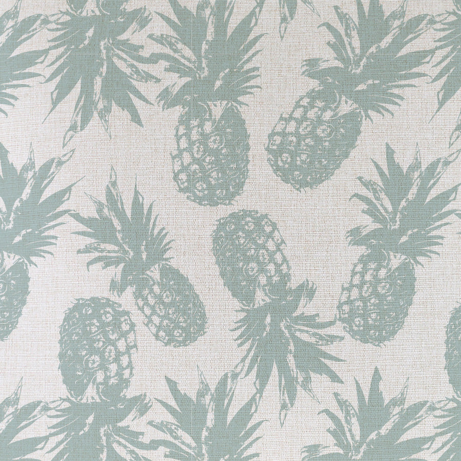 Cushion Cover With Piping Pineapples Seafoam 45cm x 45cm