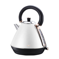 1.7l Rose Trim Collection Kettle - White