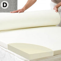 High Density Mattress Foam Topper 7cm - Double