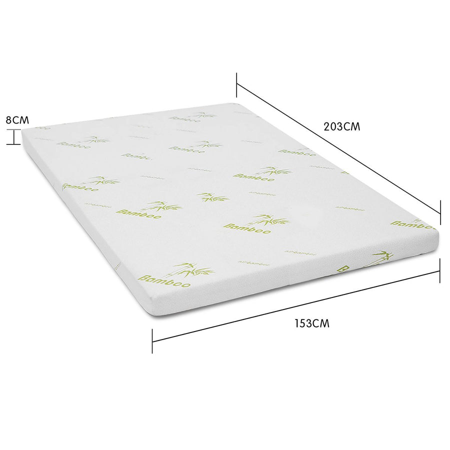 Cool Gel Memory Foam Mattress Topper - Queen