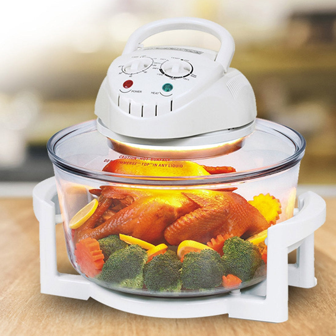 Electric Oven Halogen Oven V Air Fryer RAF Multi-Cooker Glass Air