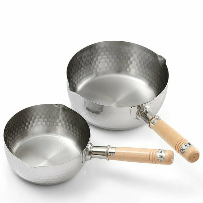 Stainless Yukihira Saucepan  TWIN pack 20cm + 22cm