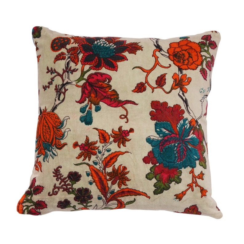 Frida Floral Decorative Cushion Muertes Cushion Cover