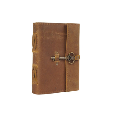 Vintage Leather Journal Recycled Paper Journal Notebook