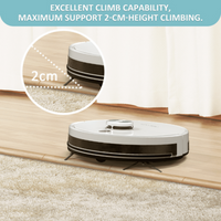 S6 Turbo Robot Vacuum Cleaner Mop With Laser Navigation 4000Pa