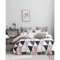 100% cotton reversible quilt cover set queen size