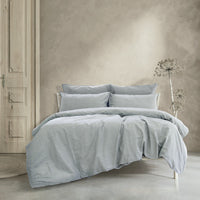 Look Washed Cotton Quilt Cover Set - Queen