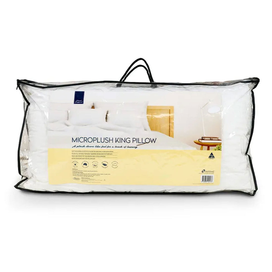 Cloud Support Microplush King Pillow 50 x 90 x 24 cm
