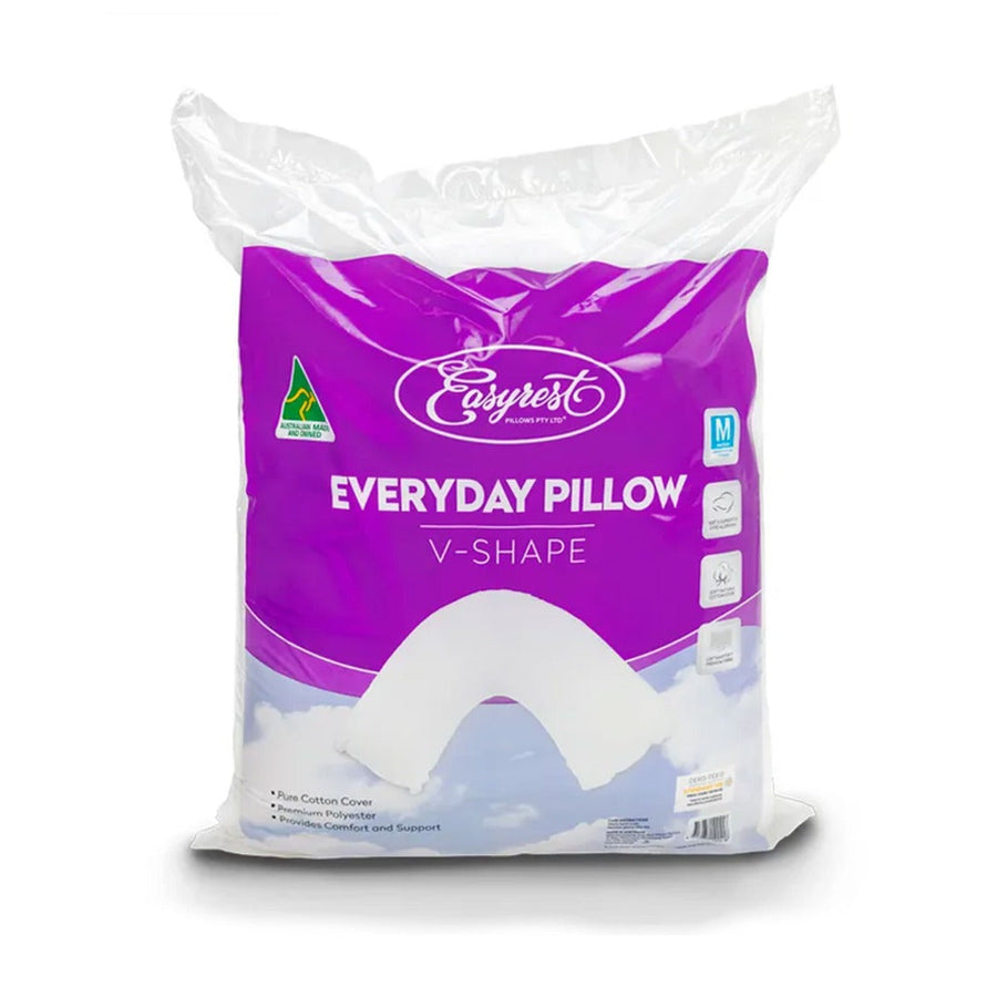 Everyday V Boomerang Shaped Pillow