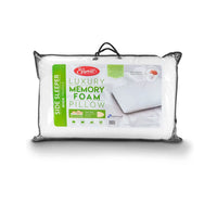 Side Sleeper High Profile Luxury Memory Foam Pillow 65x40cm and removable Cover