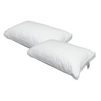 Two Microfibre Standard Gusseted Pillows