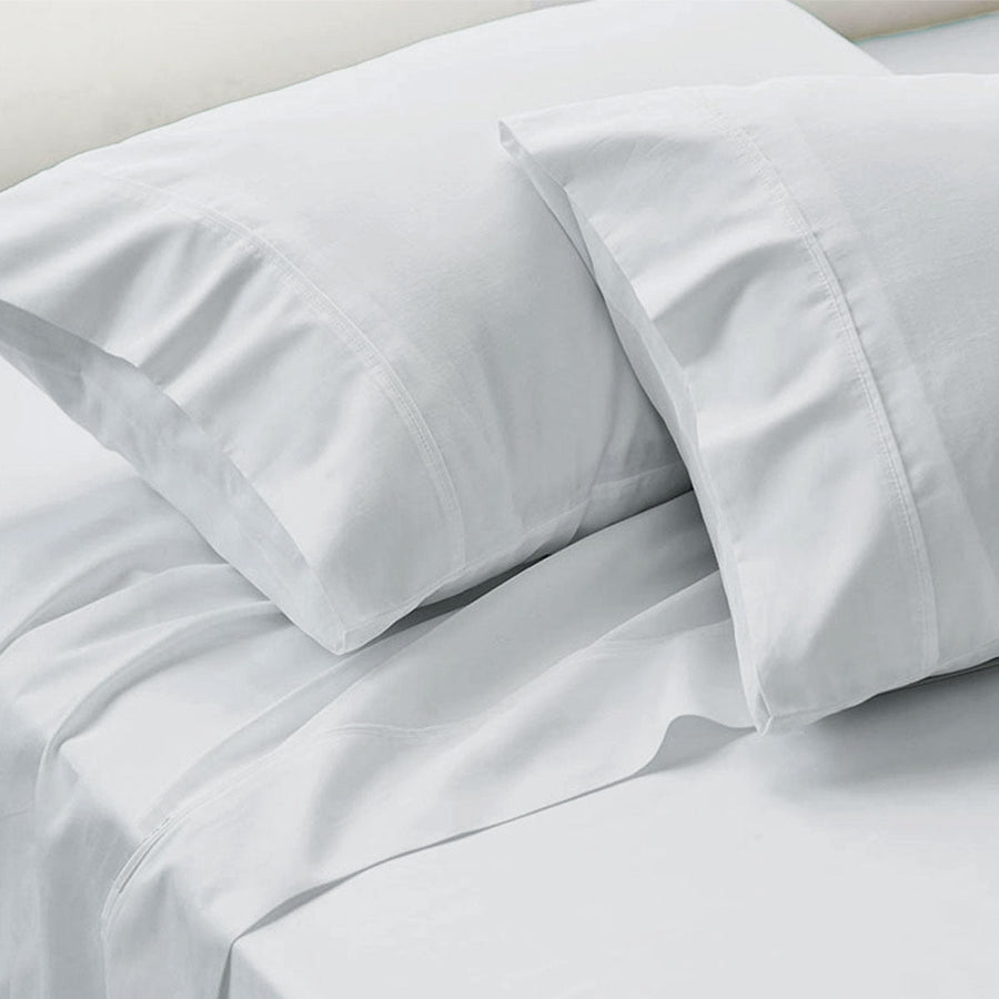 1000TC Cotton Rich Sheet Set White King