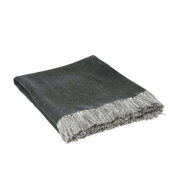 Home Idris Cotton Throw Charcoal Home