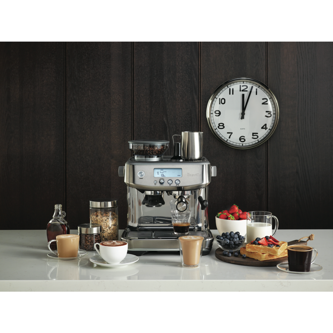 The Barista Pro Coffee Machine - Brushed Stainless BES878BSS4JAN1