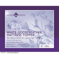 Single Mattress Topper - 100% Goose Feather